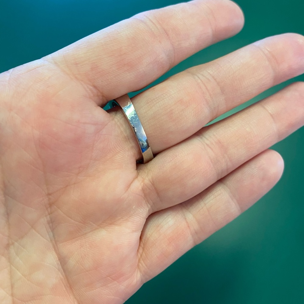 Diamonique Silver Multi-Row Ring - image 2